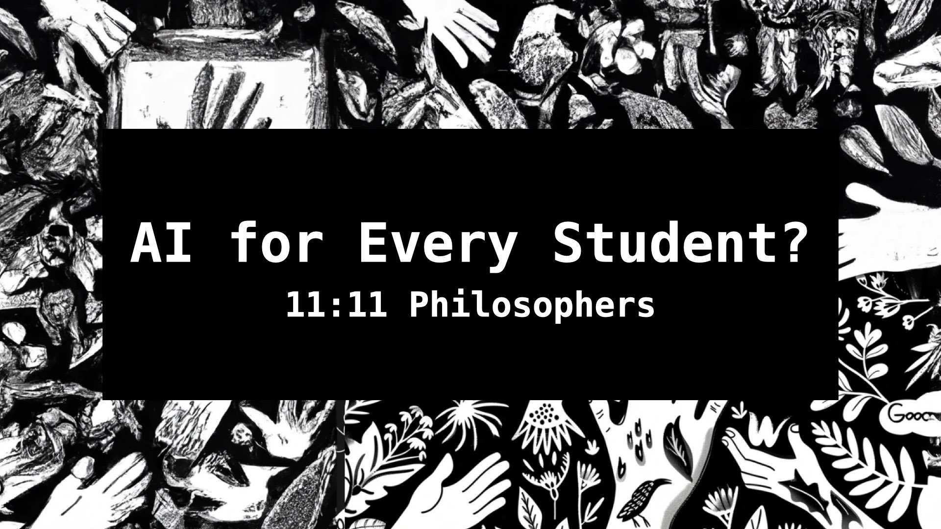 Banner with the question "AI for Every Student?"