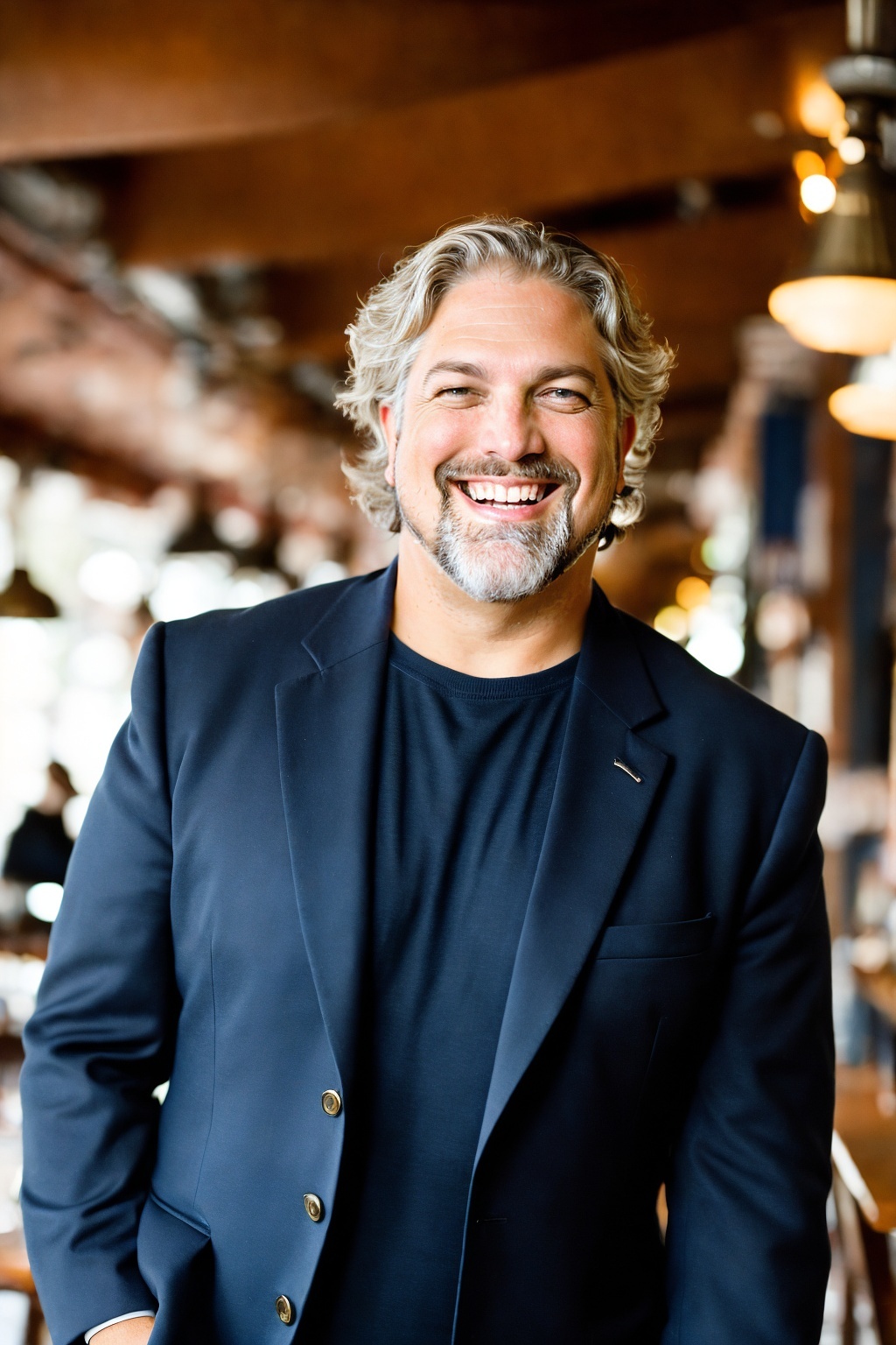 Gant Laborde in suit smiling